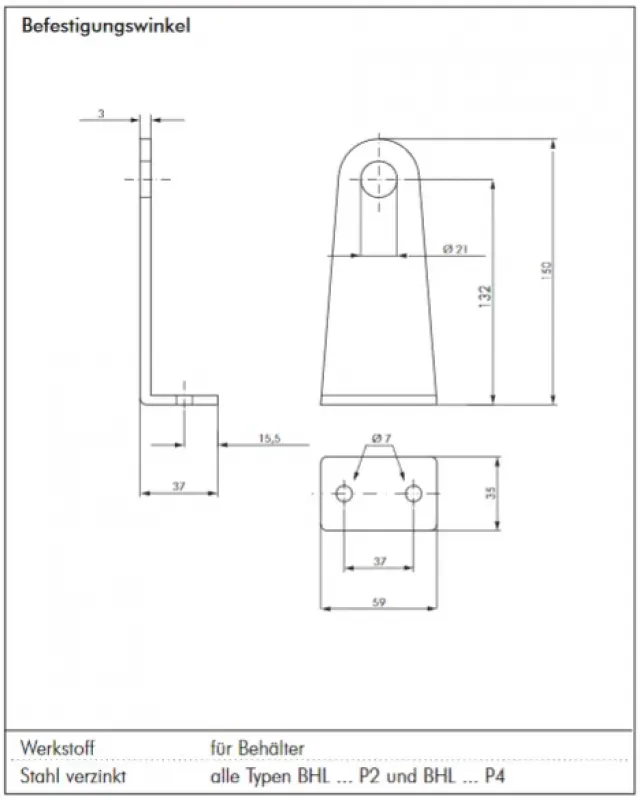 Druckluftbehälter stationär PN 11, TÜV/CE-geprüft, verschiedene Größen